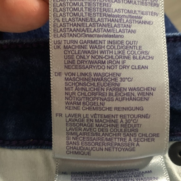 NYDJ Maryland Straight DarkWash Stretch Jeans size 12 - Picture 9 of 10